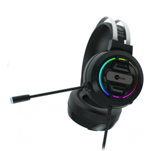 Lecoo Ht401 Kablolu Usb Kulak Üstü Rgb Led Aydınlatmalı Gaming Kulaklık Siyah