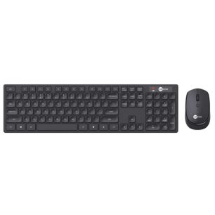 Lenovo Lecoo KM2001 Wireless Black Turkish Q Keyboard & Mouse Set